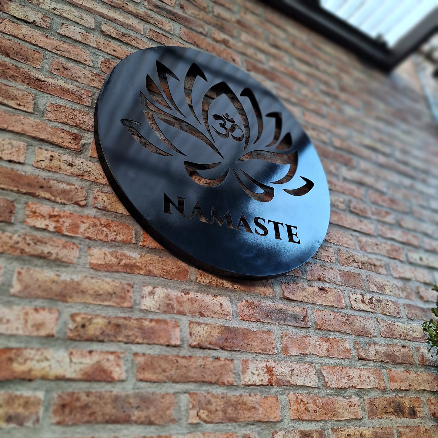 Flor de Loto Namaste en hierro