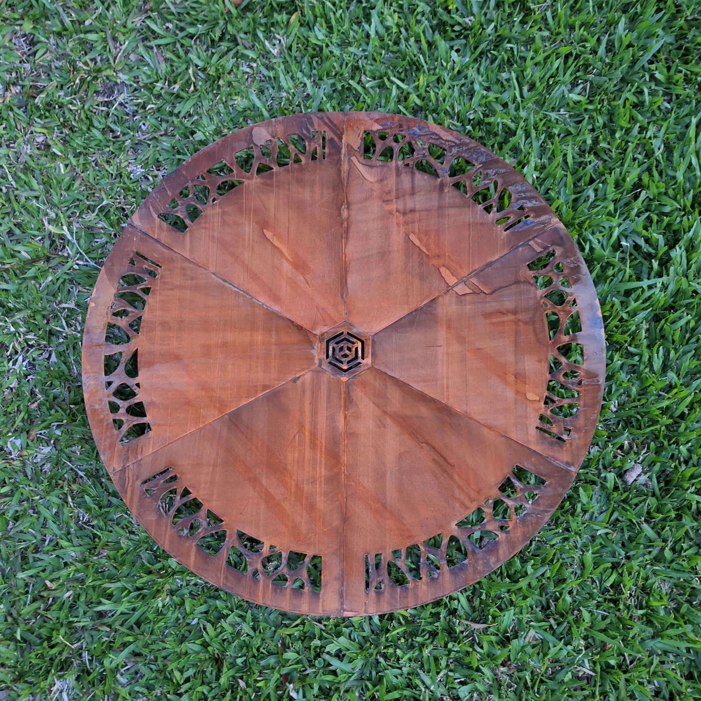 fogon acero corten
