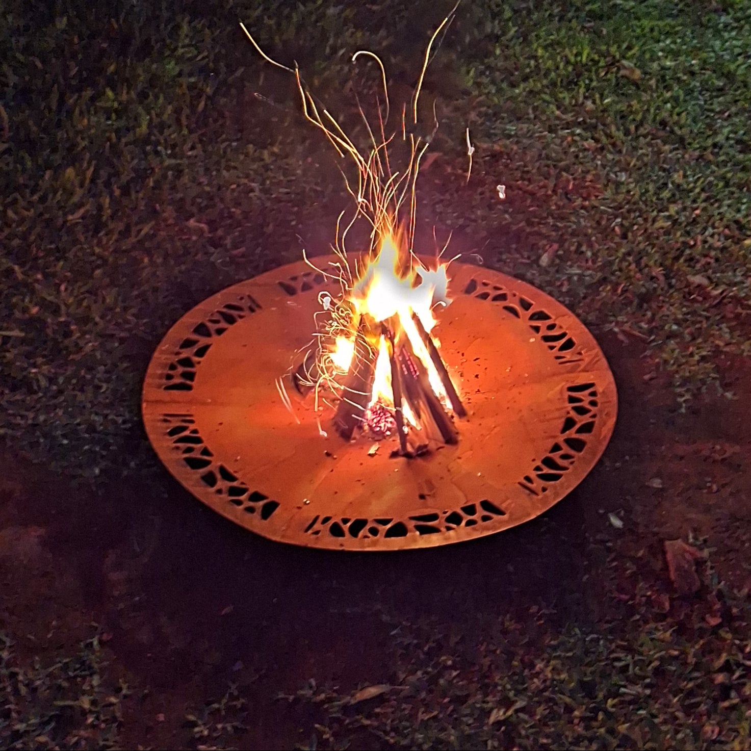 fogon acero corten