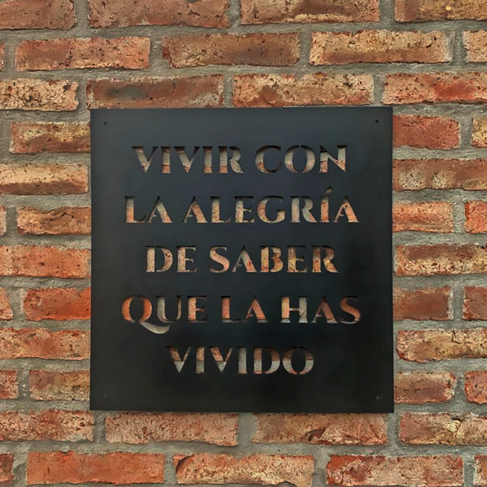 placas con frase