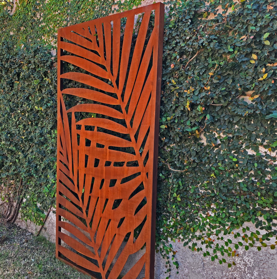 panel decorativo en acero corten