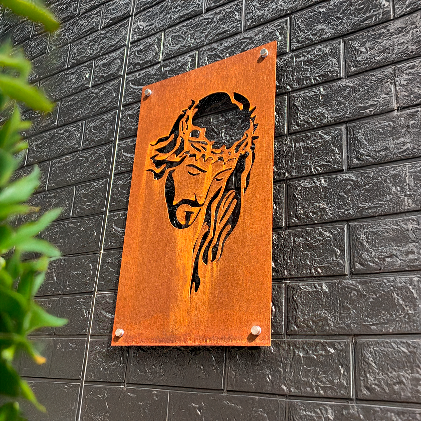Cristo en Acero Corten