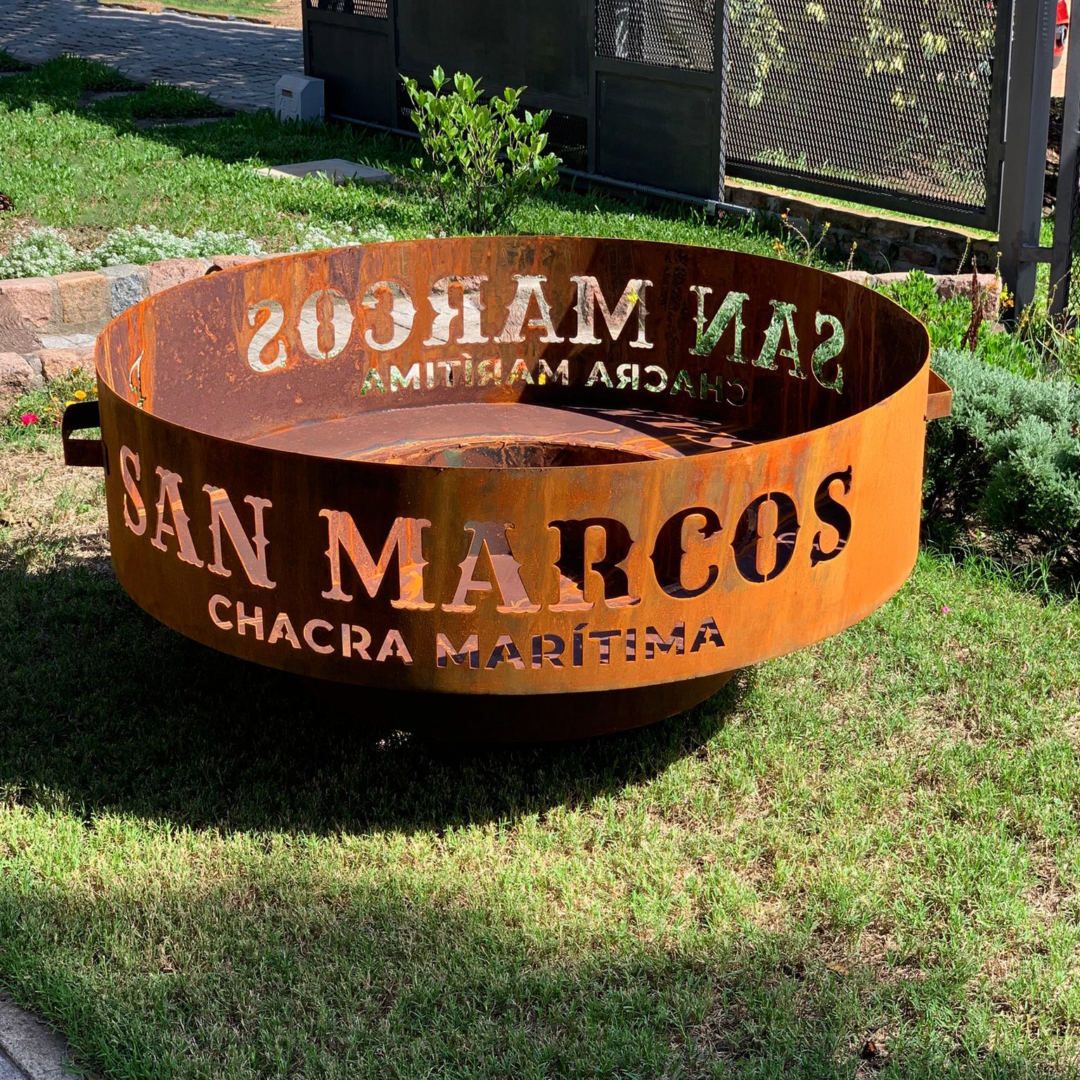 fogon acero corten