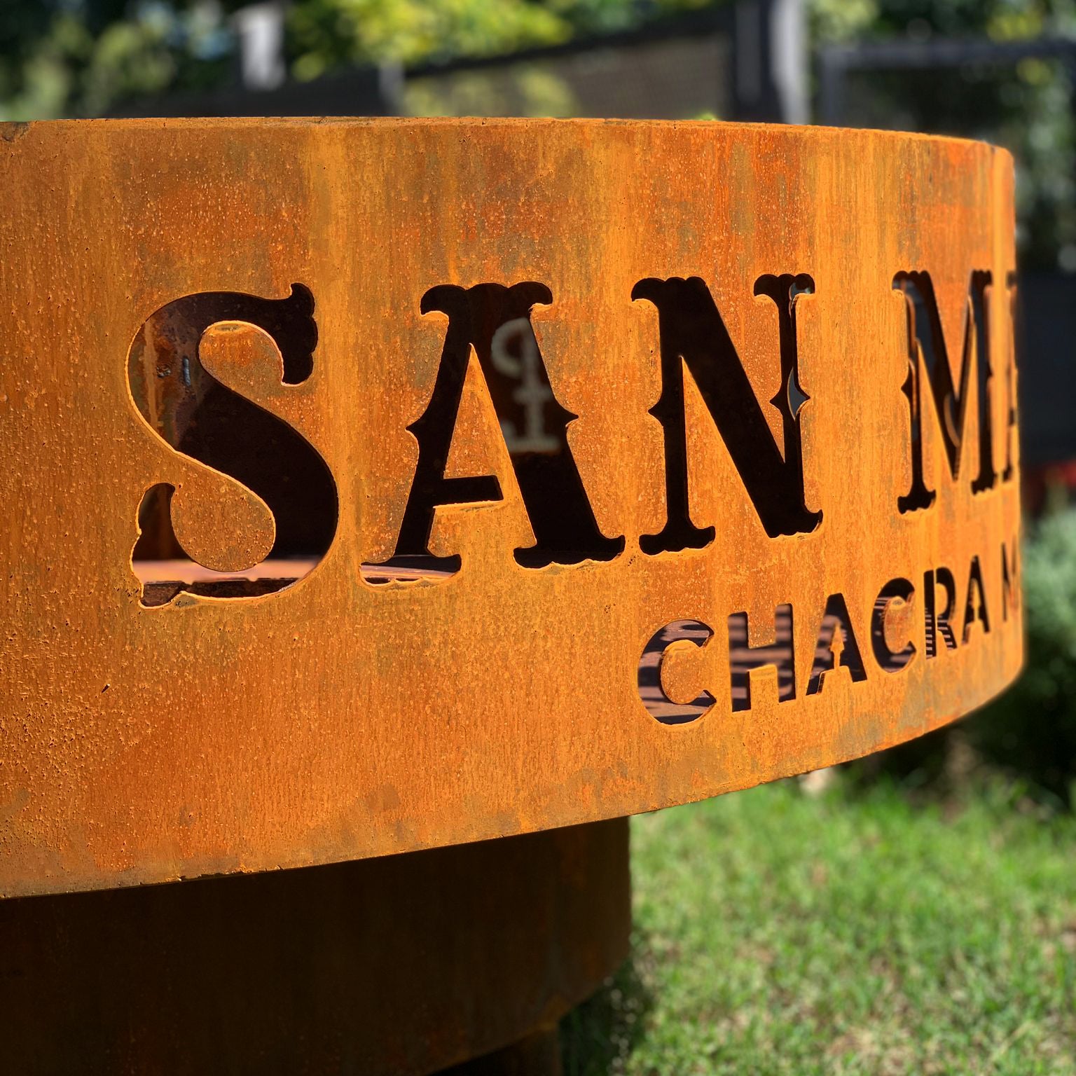 fogon acero corten