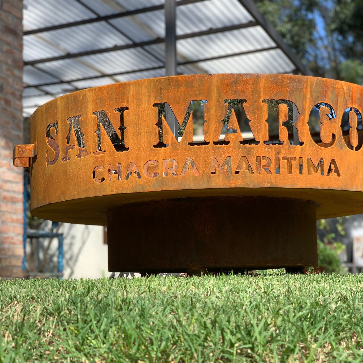 fogon acero corten