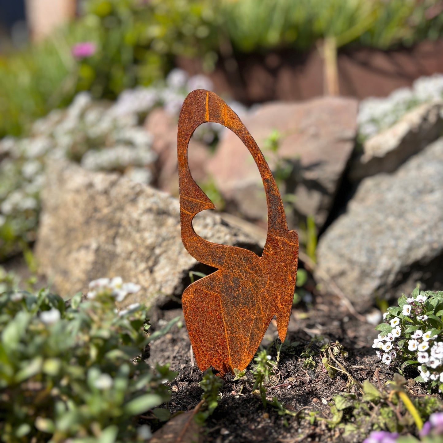 Tutores en acero corten - Modelo MARIPOSAS