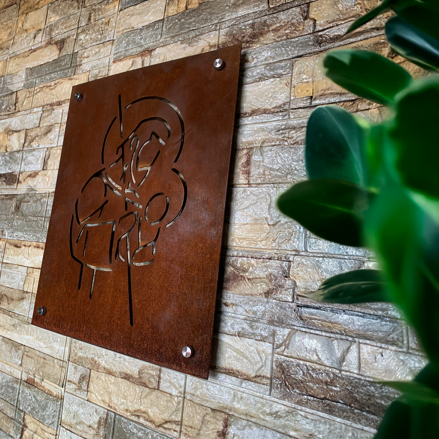 San José en Acero Corten