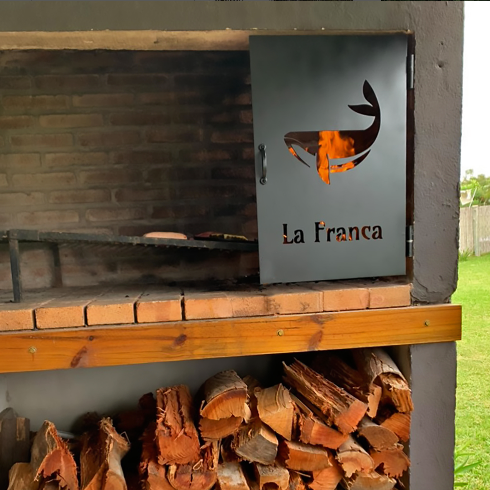 tapa quemador en hierro