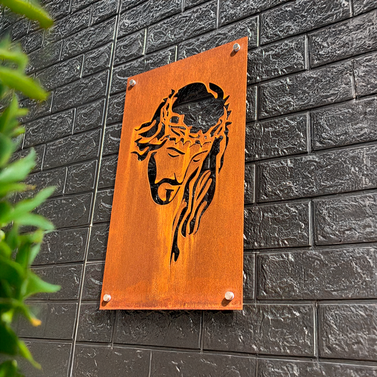 Cristo en Acero Corten