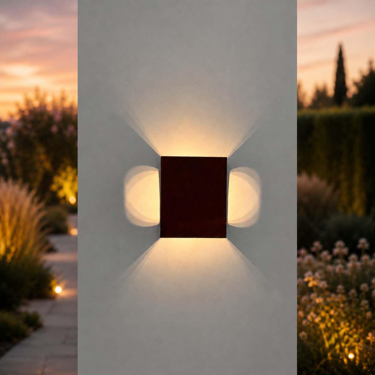 Apliques de Pared en Acero Corten
