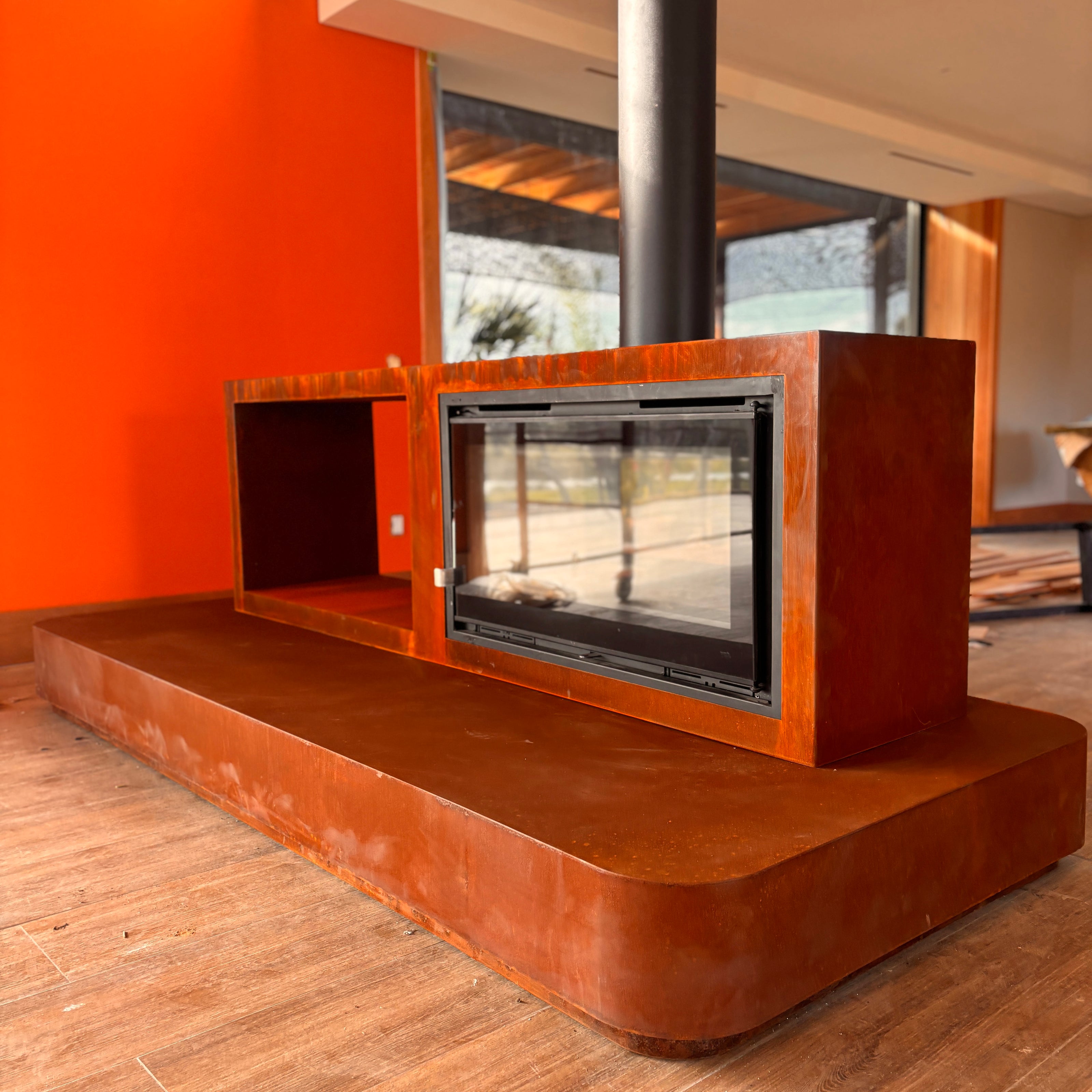 cobertor en acero corten