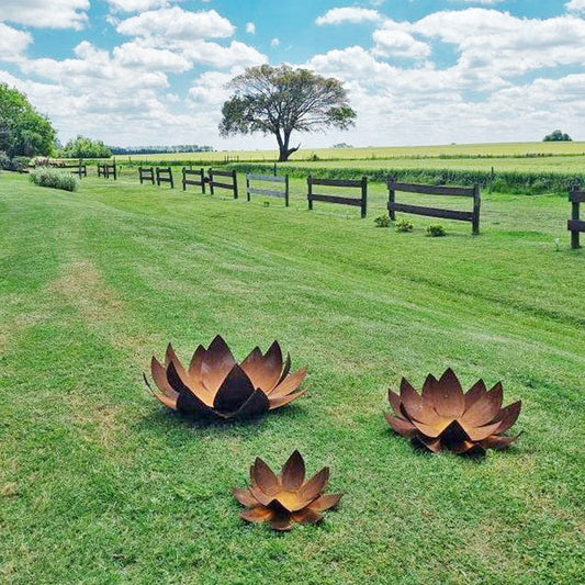 Fogón o escultura FLOR DE LOTO