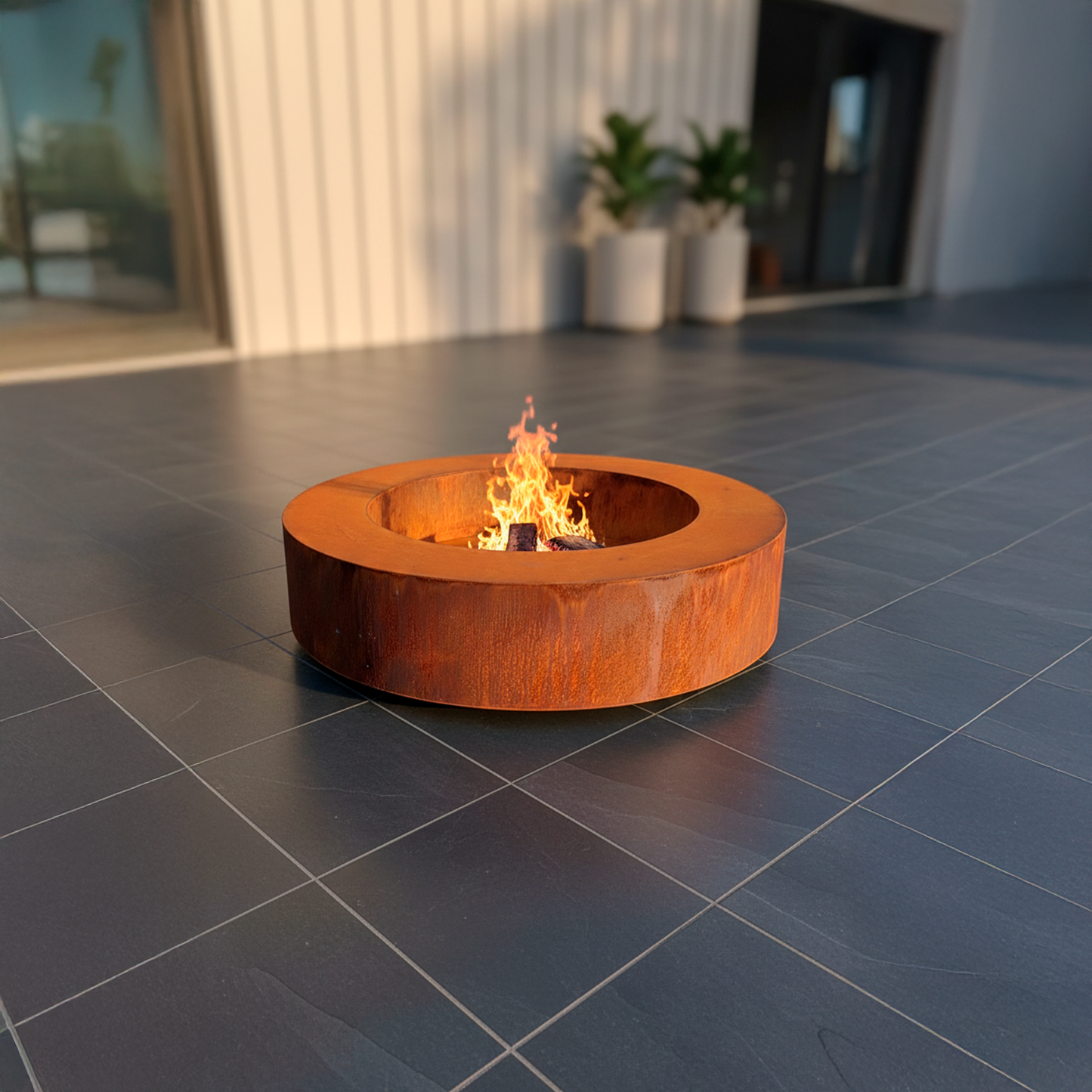 Fogón AURA - en acero corten