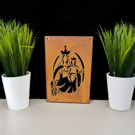 Virgen del Carmen en Acero Corten