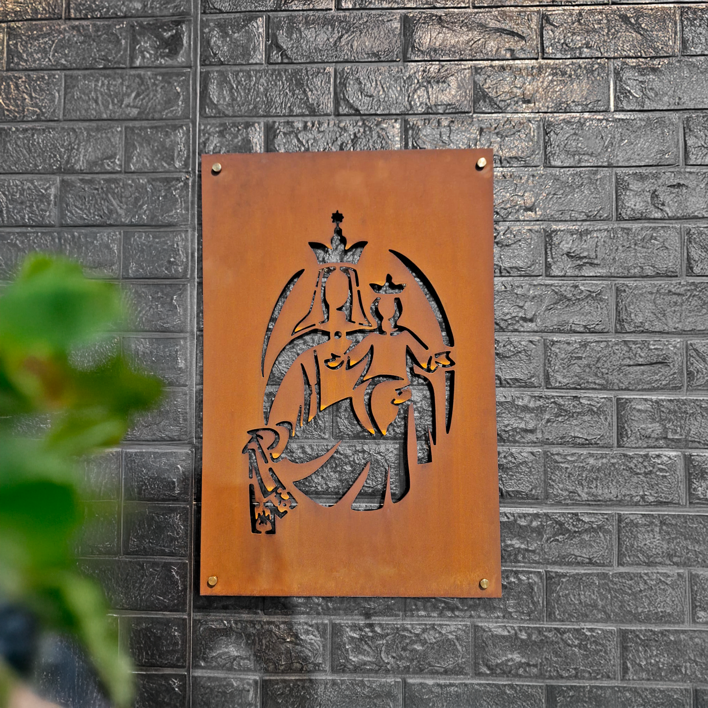 Virgen del Carmen en Acero Corten