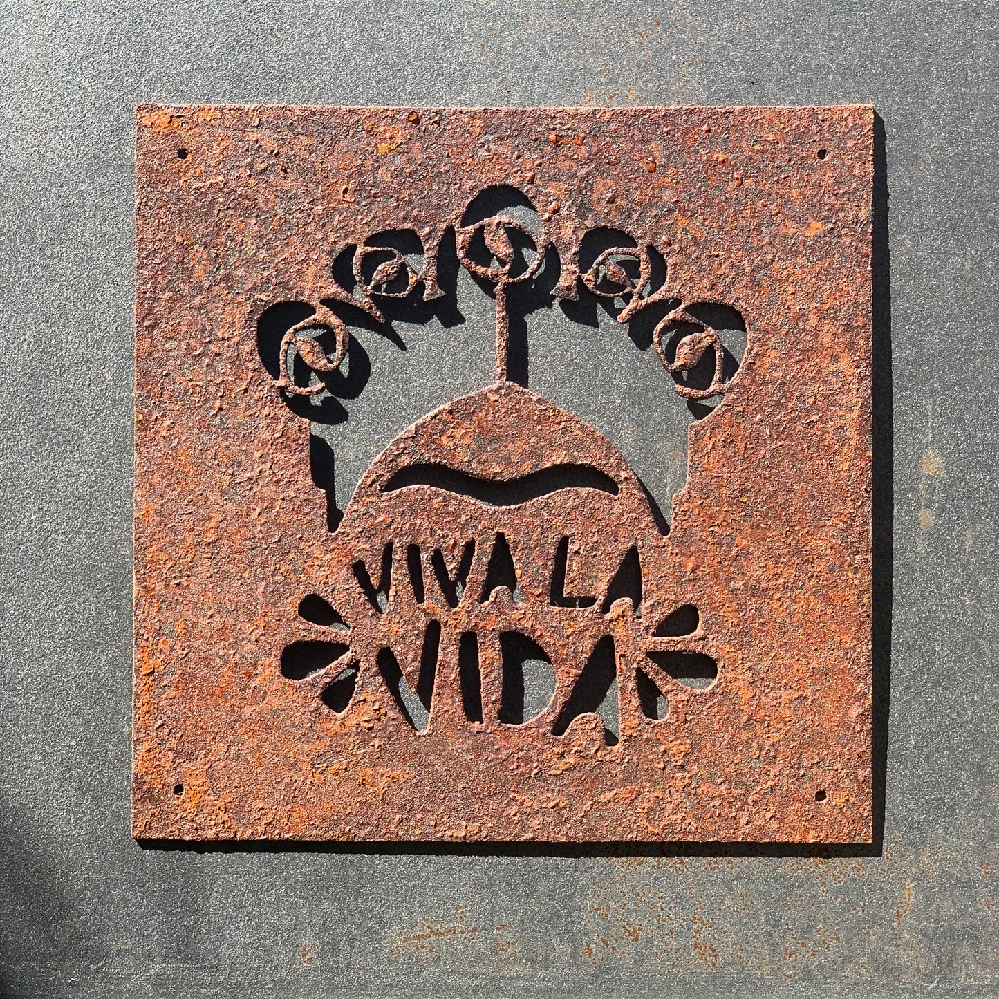 Placa Viva la Vida - Frida Kahlo